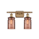 A thumbnail of the Innovations Lighting 516-2W Candor Brushed Brass / Toffee Waterglass