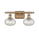 A thumbnail of the Innovations Lighting 516-2W-8-16 Ithaca Vanity Brushed Brass / Clear Ithaca