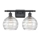 A thumbnail of the Innovations Lighting 516-2W Deco Swirl Matte Black / Clear