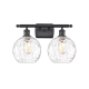 A thumbnail of the Innovations Lighting 516-2W-13-18 Athens Vanity Matte Black / Clear Water Glass