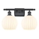 A thumbnail of the Innovations Lighting 516-2W-11-18 White Venetian Vanity Matte Black / White Venetian