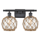 A thumbnail of the Innovations Lighting 516-2W Farmhouse Rope Matte Black / Clear / Black