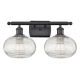 A thumbnail of the Innovations Lighting 516-2W-10-18 Ithaca Vanity Matte Black / Clear Ithaca