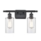 A thumbnail of the Innovations Lighting 516-2W-12-16 Clymer Vanity Clear / Matte Black
