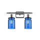 A thumbnail of the Innovations Lighting 516-2W Candor Polished Chrome / Princess Blue Waterglass