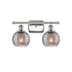 A thumbnail of the Innovations Lighting 516-2W-10-16 Athens Deco Swirl Vanity Polished Nickel / Light Smoke Deco Swirl