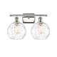 A thumbnail of the Innovations Lighting 516-2W-13-18 Athens Vanity Polished Nickel / Clear Water Glass