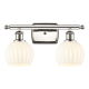 A thumbnail of the Innovations Lighting 516-2W-9-16 White Venetian Vanity Polished Nickel / White Venetian