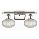 A thumbnail of the Innovations Lighting 516-2W-8-16 Ithaca Vanity Polished Nickel / Clear Ithaca