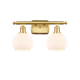 A thumbnail of the Innovations Lighting 516-2W-10-16 Athens Vanity Satin Gold / Matte White