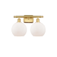 A thumbnail of the Innovations Lighting 516-2W-12-18 Athens Vanity Satin Gold / Matte White