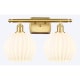 A thumbnail of the Innovations Lighting 516-2W-11-18 White Venetian Vanity Satin Gold / White Venetian