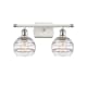 A thumbnail of the Innovations Lighting 516-2W-9-16 Rochester Vanity White Polished Chrome / Clear