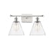 A thumbnail of the Innovations Lighting 516-2W-11-18 Berkshire Vanity White and Polished Chrome / Seedy