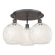 A thumbnail of the Innovations Lighting 516-3C-13-22-White Mouchette-Ceiling Fixture Alternate Image