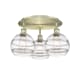 A thumbnail of the Innovations Lighting 516-3C-11-20 Rochester Flush Antique Brass / Clear