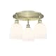 A thumbnail of the Innovations Lighting 516-3C-11-18 Bella Flush Antique Brass / Gloss White