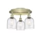 A thumbnail of the Innovations Lighting 516-3C-11-18 Bella Flush Antique Brass / Seedy