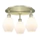 A thumbnail of the Innovations Lighting 516-3C-10-18 Cindyrella Flush Antique Brass / Cased Matte White