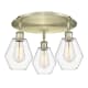 A thumbnail of the Innovations Lighting 516-3C-10-18 Cindyrella Flush Antique Brass / Clear