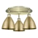 A thumbnail of the Innovations Lighting 516-3C-10-20 Ballston Dome Flush Antique Brass