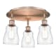 A thumbnail of the Innovations Lighting 516-3C-10-17 Ellery Flush Antique Copper / Clear