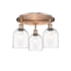 A thumbnail of the Innovations Lighting 516-3C-11-18 Bella Flush Antique Copper / Clear