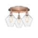 A thumbnail of the Innovations Lighting 516-3C-11-20 Cindyrella Flush Antique Copper / Seedy