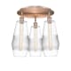 A thumbnail of the Innovations Lighting 516-3C-17-19 Windham Flush Antique Copper / Clear