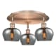 A thumbnail of the Innovations Lighting 516-3C-8-19 Fenton Flush Antique Copper / Plated Smoke