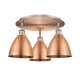 A thumbnail of the Innovations Lighting 516-3C-10-20 Ballston Dome Flush Antique Copper