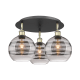 A thumbnail of the Innovations Lighting 516-3C-11-20 Rochester Flush Black Antique Brass / Light Smoke