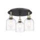 A thumbnail of the Innovations Lighting 516-3C-11-18 Bella Flush Black Antique Brass / Clear