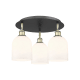 A thumbnail of the Innovations Lighting 516-3C-11-18 Bella Flush Black Antique Brass / Gloss White