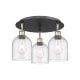 A thumbnail of the Innovations Lighting 516-3C-11-18 Bella Flush Black Antique Brass / Seedy