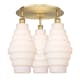 A thumbnail of the Innovations Lighting 516-3C-18-20 Cascade Flush Brushed Brass / White