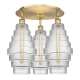 A thumbnail of the Innovations Lighting 516-3C-18-20 Cascade Flush Brushed Brass / Clear