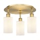 A thumbnail of the Innovations Lighting 516-3C-10-16 Clymer Flush Brushed Brass / Matte White