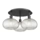 A thumbnail of the Innovations Lighting 516-3C-11-22 Ithaca Flush Matte Black / Clear Ithaca
