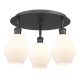 A thumbnail of the Innovations Lighting 516-3C-10-18 Cindyrella Flush Matte Black / Cased Matte White