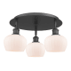 A thumbnail of the Innovations Lighting 516-3C-8-19 Fenton Flush Matte Black / Matte White