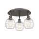 A thumbnail of the Innovations Lighting 516-3C-10-18 Belfast Flush Oil Rubbed Bronze / Deco Swirl