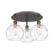 A thumbnail of the Innovations Lighting 516-3C-11-20 Athens Water Glass Flush Oil Rubbed Bronze / Clear Water Glass