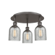 A thumbnail of the Innovations Lighting 516-3C-10-17 Caledonia Flush Oil Rubbed Bronze / Charcoal