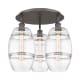 A thumbnail of the Innovations Lighting 516-3C-11-20 Vaz Flush Oil Rubbed Bronze / Clear