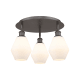 A thumbnail of the Innovations Lighting 516-3C-10-18 Cindyrella Flush Oil Rubbed Bronze / Cased Matte White