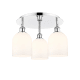 A thumbnail of the Innovations Lighting 516-3C-11-18 Bella Flush Polished Chrome / Gloss White