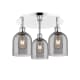 A thumbnail of the Innovations Lighting 516-3C-11-18 Bella Flush Polished Chrome / Light Smoke