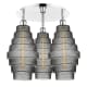 A thumbnail of the Innovations Lighting 516-3C-18-20 Cascade Flush Polished Chrome / Smoked