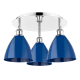 A thumbnail of the Innovations Lighting 516-3C-10-20 Ballston Dome Flush Polished Chrome / Blue